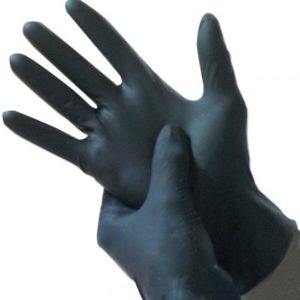 Black Disposable Tattoo Gloves - Small